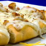 Savor the Flavor: Chicken Alfredo Garlic Bread Pizza Delight