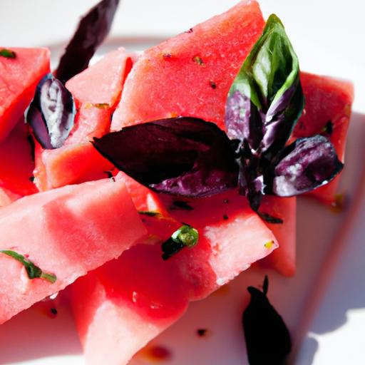 Refreshing Watermelon Basil salad:⁤ A Summer Flavor Fusion