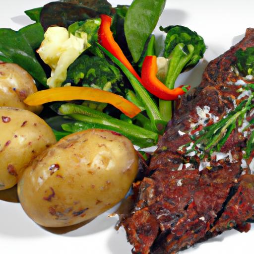 Perfectly ​Balanced:⁤ Steak, Baked Potato & ‍Fresh Salad Combo
