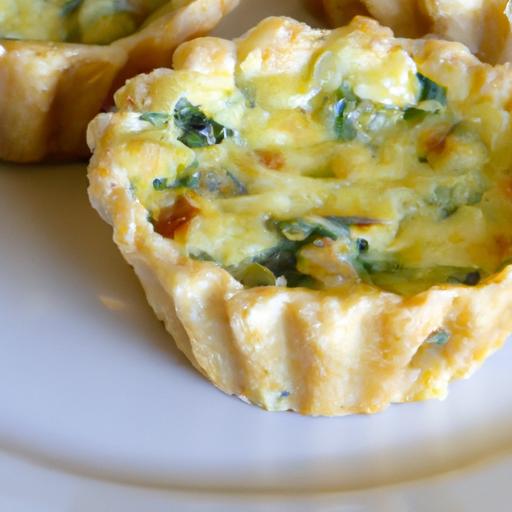 Delightful Mini Spinach & cheese Quiches: Easy Savory bites
