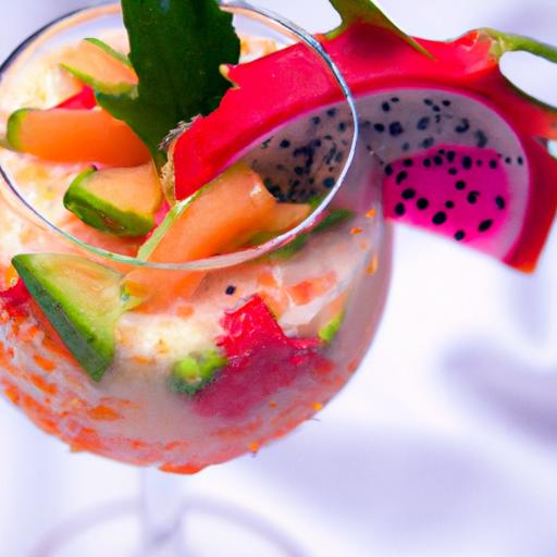 Exotic Dragon ‌Fruit cocktail: Sip the ⁤Tropical Magic!