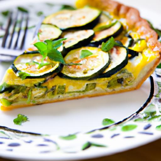 Zucchini Quiche Delight: A Savory Slice of Garden Freshness