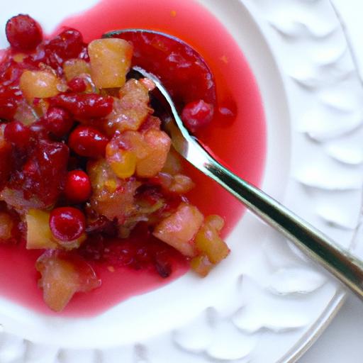 Tangy Delight: Crafting the Perfect Cranberry Apple chutney