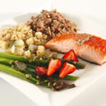 Savor Healthy Flavor: Grilled Salmon & Quinoa Salad Delight
