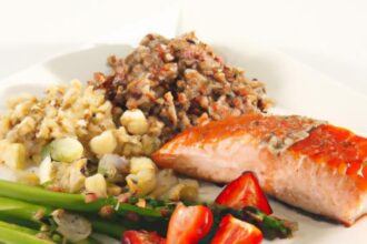 Savor Healthy Flavor: Grilled Salmon & Quinoa Salad Delight