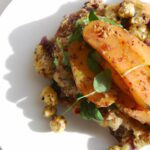 Twice-Baked Sweet Potatoes Meets Quinoa Salad: A Nutritious Duo