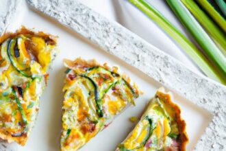 Zucchini Quiche Delight: A Savory Slice of Garden Freshness