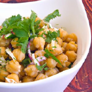 Zesty Moroccan Spiced Chickpea Salad: A Flavorful Delight