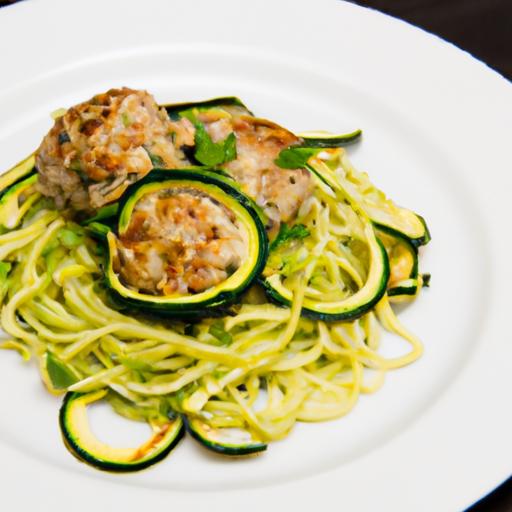 Savor Healthy‍ Turkey Meatballs Over Zesty Zucchini Noodles