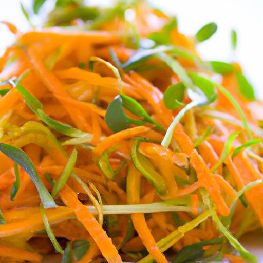 Crunchy Carrot Salad: A vibrant ​Twist on Classic Greens