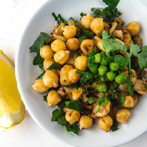 Zesty Garlic Lemon Cauliflower & Chickpeas: A Flavor Boost