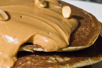 Power-Packed Mornings: Whole-Grain Pancakes with Peanut Butter
