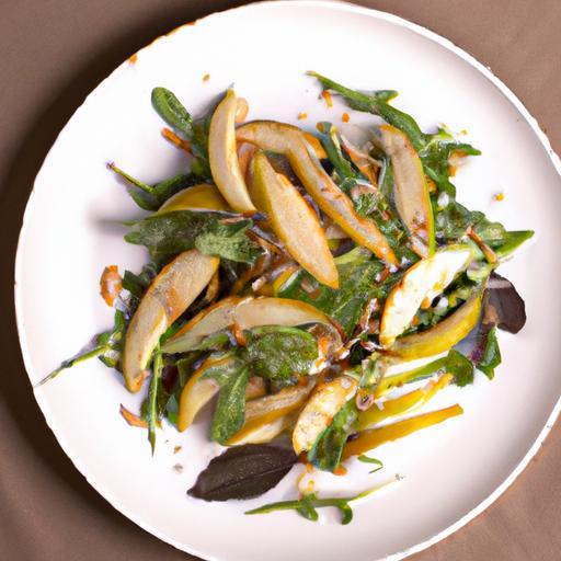 Crisp Pear & Walnut Salad: A Fresh Twist on Classic Greens