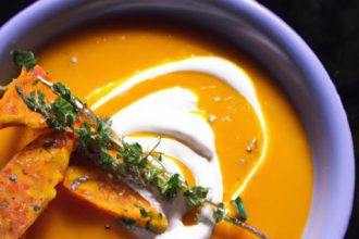 Chilled Sweet Potato Soup: Savory Comfort with a Sweet Twist