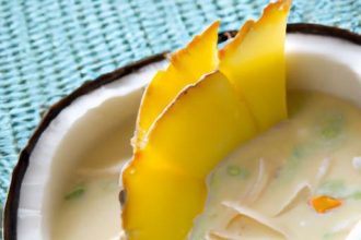 Tropical Bliss: Refreshing Pineapple Coconut Cold Soup