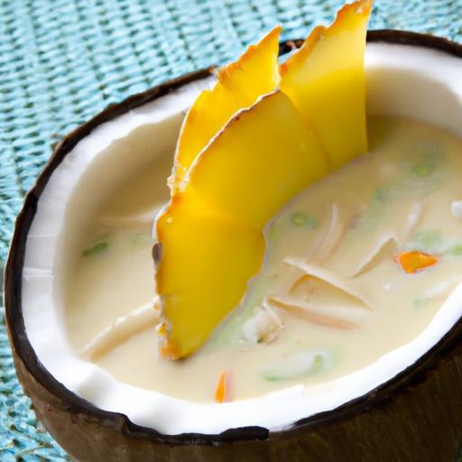 Tropical Bliss: Refreshing Pineapple Coconut Cold Soup