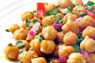 Zesty Moroccan Spiced Chickpea Salad: A Flavorful Feast
