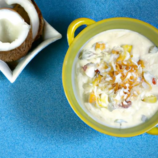 Tropical Bliss: Refreshing Pineapple Coconut Cold Soup