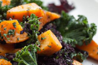 Wholesome Harmony: Kale & Sweet Potato Salad Delight