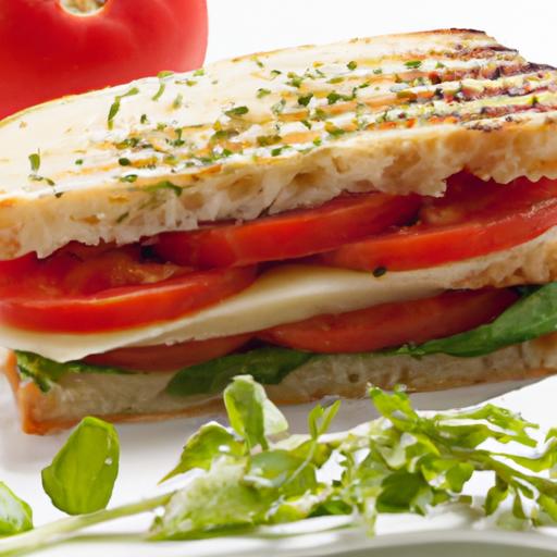 Caprese Sandwich Magic: ‍Fresh Flavors Layered to Perfection