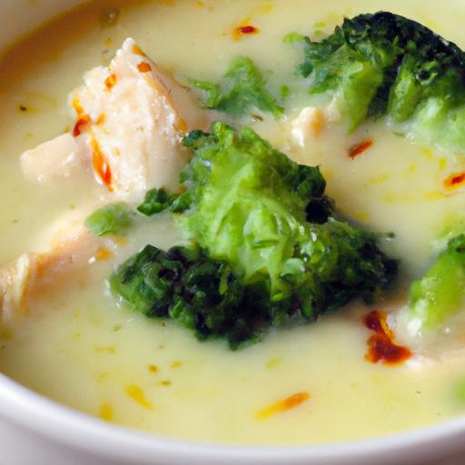 Hearty Broccoli Cheddar Soup with Chicken and Veggie Twist