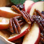 Festive Apple Pecan Salad with Warm Fall Spice Dressing