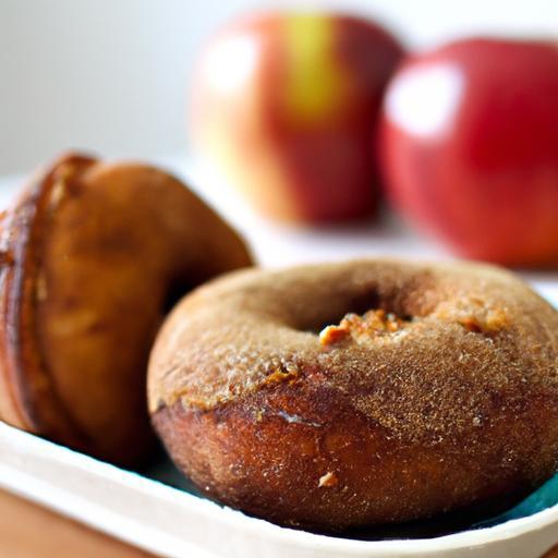 Apple Donuts: Almond Butter & Raisin Snack Delight