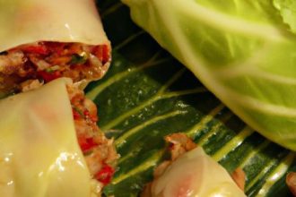 Savory Stuffed Cabbage Rolls with Ground Chicken Delight