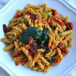 Luscious Vegan Spinach & Sun-Dried Tomato Pasta Recipe