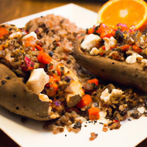 Nutritious Bliss: Quinoa & Black Bean Stuffed ⁢Sweet Potatoes