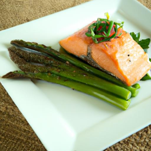 Savor the Perfect​ Harmony: Baked Salmon Meets Roasted Asparagus