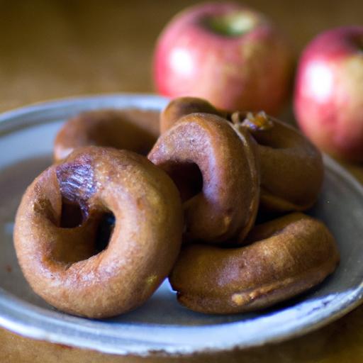 Apple Donuts: Almond ​Butter & Raisin Snack Delight