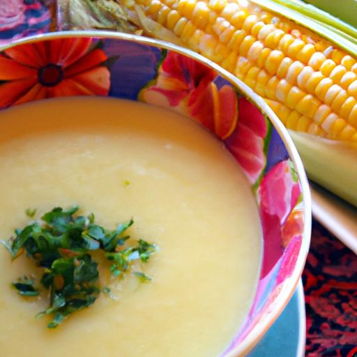 Refreshing Chilled Corn Soup: Sweet ⁢Summer Corn & Cream Bliss