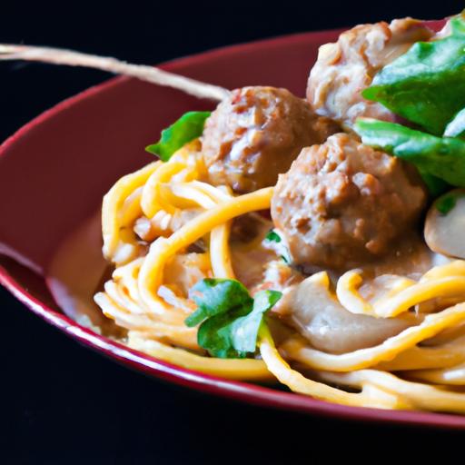 savory Swedish Meatballs ⁤Served ⁣Over Tender ‍Egg ⁢Noodles