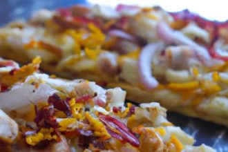 Spicy Buffalo Chicken Flatbread Pizza: A Flavorful Twist