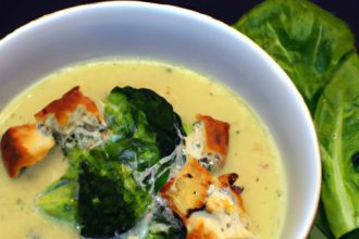 Hearty Broccoli Cheddar Soup with Chicken and Fresh Veggies