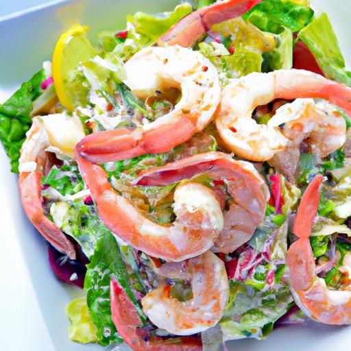 Crisp & Refreshing: The Ultimate Shrimp Salad with Lettuce