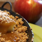 Indulge in the Irresistible Charm of Caramel Apple Crumble